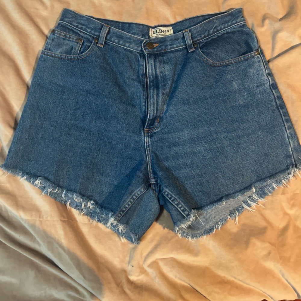 L.L. Bean Women's Blue Denim Shorts